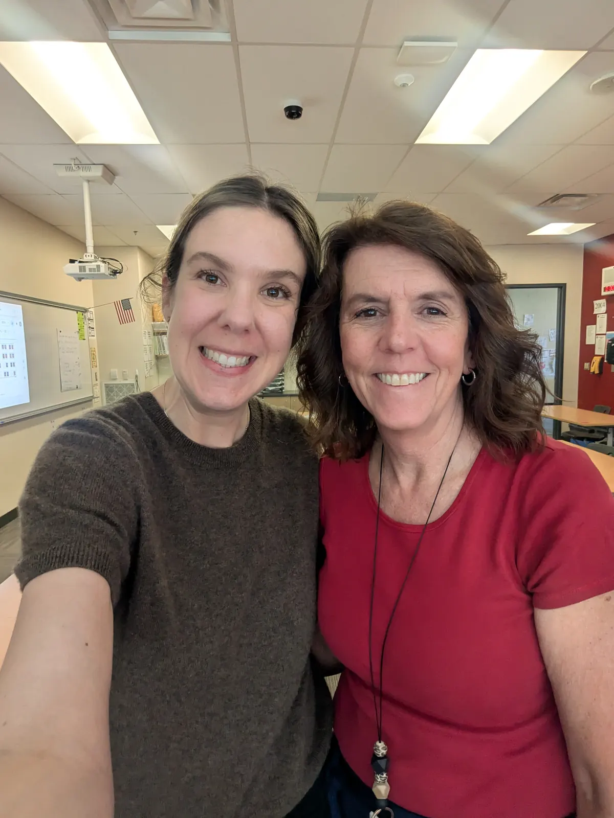 Robin, a veteran teacher, in the classroom